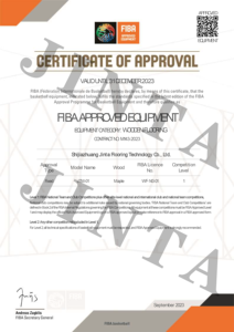 Fiba phê duyệt rắn Bạch Dương Maple gỗ ván ép sàn thể thao cho sân bóng rổ - Product Image 2