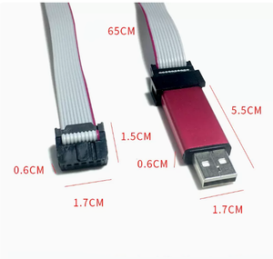 Quemador de programación 51/AVR MCU USB ISP/quemador de DVD USB ASP lector de tarjetas de LightScribe USB externo quemador de DVD - Product Image 4
