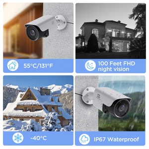 Gwsec- sistema de cámara de seguridad CCTV, preinstalada, 4TB, HDD, 16 canales, 4K, Kits de vigilancia POE, NVR, cámara IP de visión nocturna de 5MP, 12 Uds. - Product Image 6