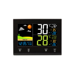 FT0854 Wireless Weather Station With Remote Temperature Humidity Sensor Pressure Weather <strong>Forecast</strong> Supporting 8 Channels - Product Image 2