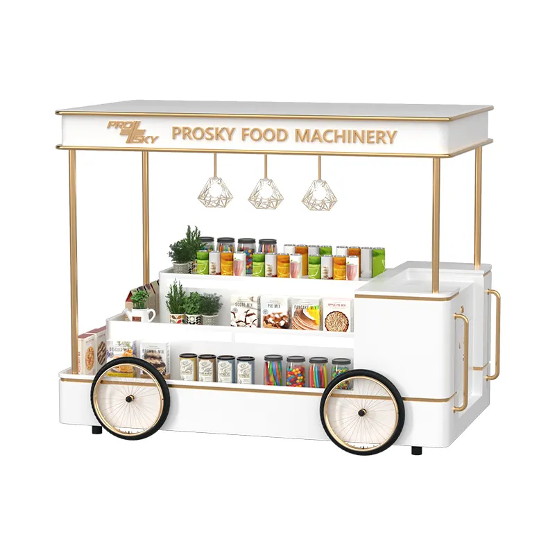Customized New Design Burger Kiosk Bakery Food Trailer Outdoor Food Trailers With Mobile Kitchen Equipments For Sale Us