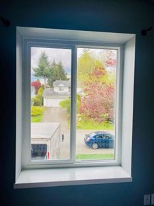 Grill Design White Plastic Frame Glass <strong>Window</strong> Slide Sash <strong>windows</strong> with Mosquito Net Vinyl Pvc Classical <strong>Window</strong> - Product Image 3