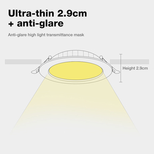 Ra90モダンデザイン5W ~ 36W SMD LED天井埋め込み式ダウンライトアルミLEDダウンライト家庭用またはオフィス用 - Product Image 3