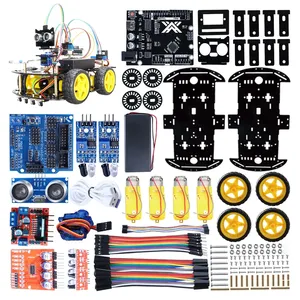 TSCINBUNY Smart Robot Car Kit mit Tutorial Intelligentes und pädagogisches Spielzeug auto für das Arduino-Programmier projekt