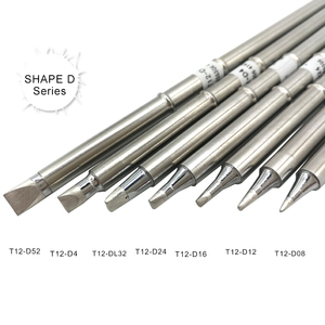 SHAPE <strong>D</strong> Series T12-D52 D4 T12-DL32 D24 D16 T12-D12 D08 T12 Series Iron <strong>Tip</strong> for FX951 STC and STM32 OLED Soldering - Product Image 2