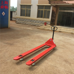 嘉力夫DF30 2T 2.5T PU尼龙手动运输车液压实心轮叉车行走式仓库搬运叉车 - Product Image 5