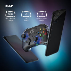 T4 Mini Blue-tooth Controller Wireless Gamepad per Nintendo Switch Apple Arcade per telefono cellulare Android - Product Image 3