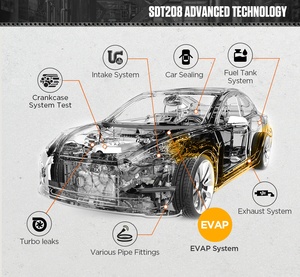 AUTOOL-generador de humo SDT208 para coche, probador de fugas de tuberías, Detector EVAP, modo de aire, sistema de refrigeración de escape - Product Image 3