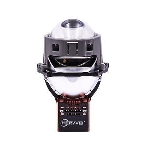 HENVVEI 3.0 inç <span class=keywords><strong>U3</strong></span> 12V çift ışık Hi/Lo işın lazer <span class=keywords><strong>led</strong></span> projektör lens lazer far arabalar için araç aydınlatma sistemi,