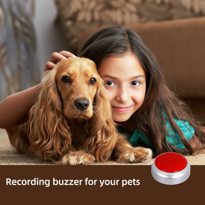 Grabadora de juguete para perros, grabadora de voz para entrenamiento de perros, botones de sonido grabables personalizados para perros, botón de conversación - Product Image 3