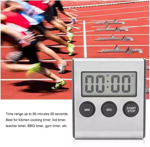 Timer da cucina digitale per il conto alla rovescia e fino con supporto sul retro Timer da studio per uso domestico per bambini - Product Image 4