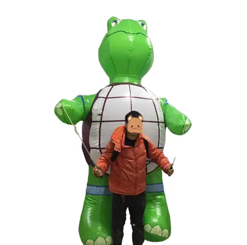 Figuras inflables de tortuga de 3m y 10 pies, disfraz personalizado, títere inflable de tortuga movible