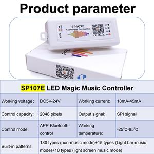 RGB Pixel LED Controller App programmier bare Smart App BT Magic Music RGB Smartphone Controller - Product Image 2