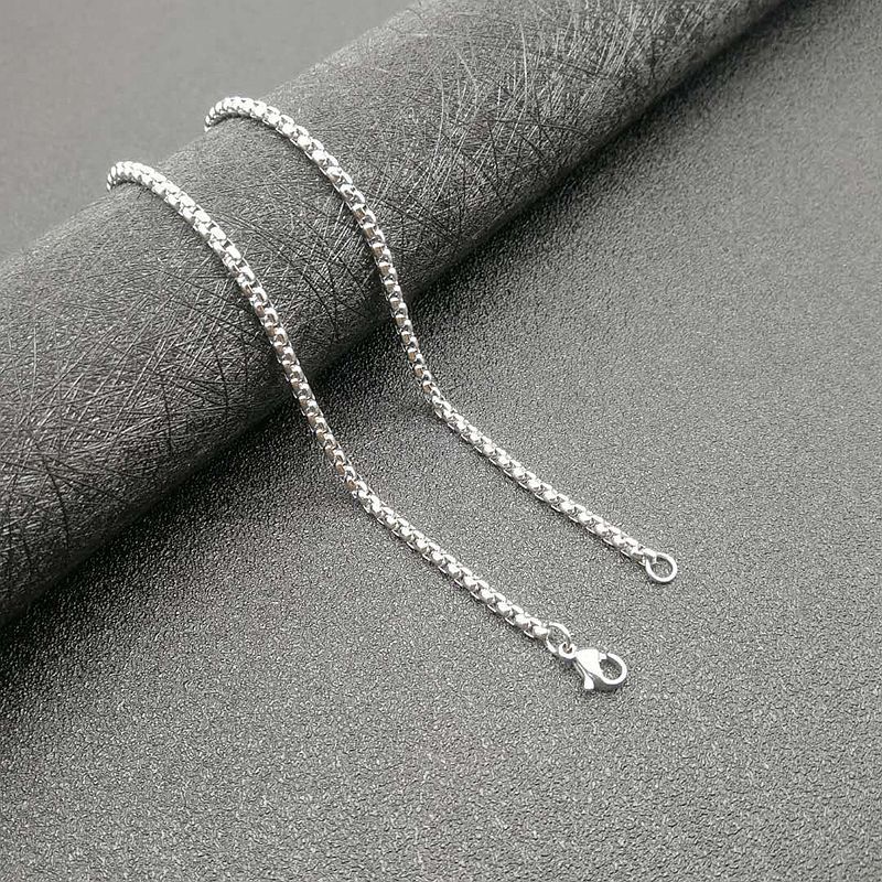 Chaîne en argent-3mm*60cm