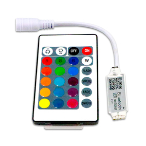 LED RGB Controller LED lampada 12V 24KEY APP controllo musica sincrona Mini RGB Strip Controller