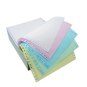 Papel continuo de ordenador impreso de alta calidad de fábrica, papel sin carbón, formas de ordenador