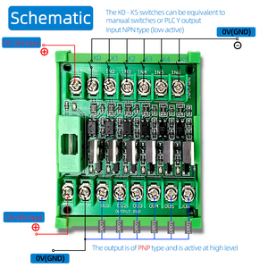 Microordenador de un solo chip de 6 canales, placa amplificadora de señal PLC, entrada y salida, aislamiento de fotoacoplador NPN PNP - Product Image 2