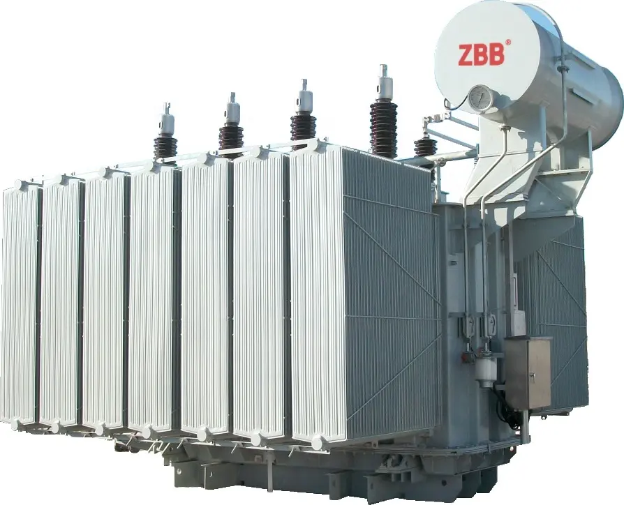 Transformador de alto voltaje ZBB 66kv 40000KVA transformadores de potencia sumergidos en aceite de baja pérdida