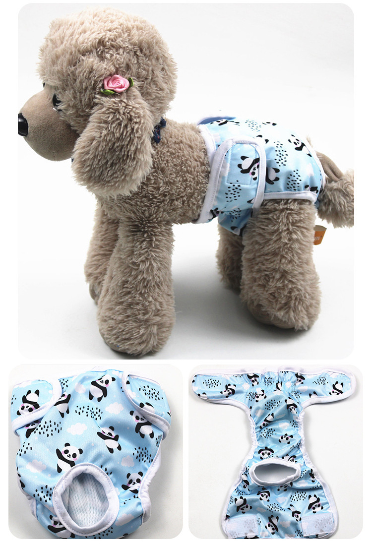 Red panda waterproof printed period underwear