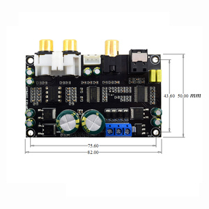 Coaxial fiber DAC audio decoding board HIFI fever level CS8416 CS4398 chip 24BIT192KHz - Product Image 2