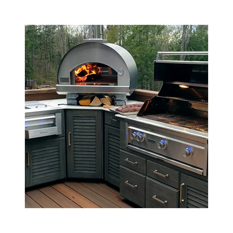 Moderne modulare Designs Sommer australische Küche Insel Outdoor-Grill mit 304 Edelstahl Outdoor-Küche