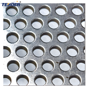 Kiến trúc hiện đại đục lỗ kim loại tấm bảng điều khiển thông gió công nghiệp chống ăn mòn Trần Acoustic điều trị vật liệu - Product Image 4