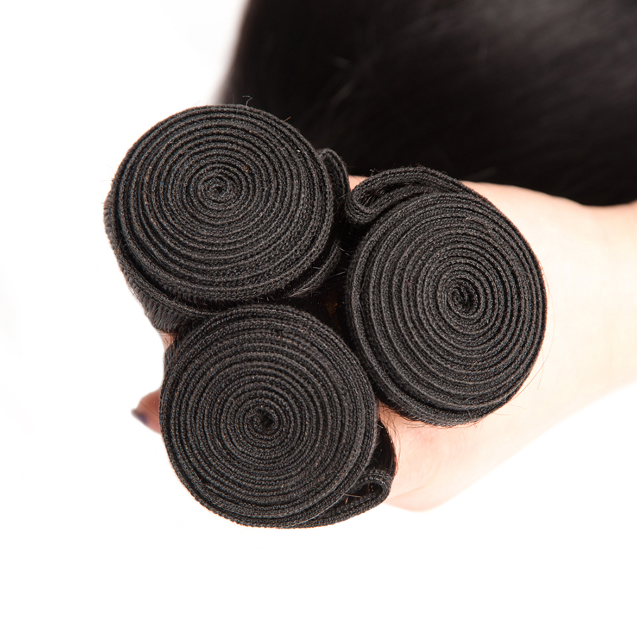 Cheveux du noir 1B non Remy