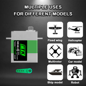 PTK 9495 MG-D Metal Gear 9g-sized Digital TR X4 RC <strong>Servos</strong> Upgrade Kit For Helicopter Fixed-Wing Model Aircraft - Product Image 5