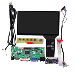 Hd-Mi Dvi Vga Audio Lvds Converter Board Monitor táctil capacitivo 7 "1024X600 Pantalla táctil 7 Panel Lcd Pantalla táctil - Product Image 3