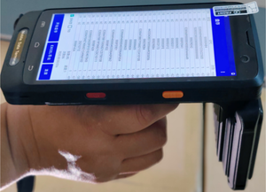 H903ポータブルAndroid10RFIDタグリーダーライター資産管理用RFIDスキャナー長距離uhfrfidハンドヘルドリーダー - Product Image 2