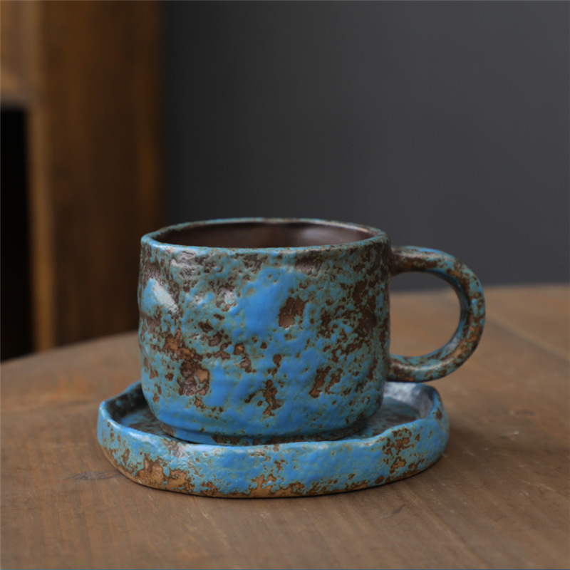 Set di tazze da caffè "Hand Pinch" - Blu opaco 270ml - 201-300ml