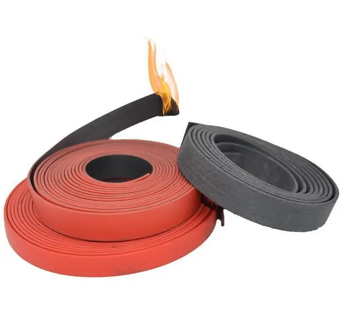 Fire resistant window expansion strip - air blocking fire resistant expansion strip with complete products