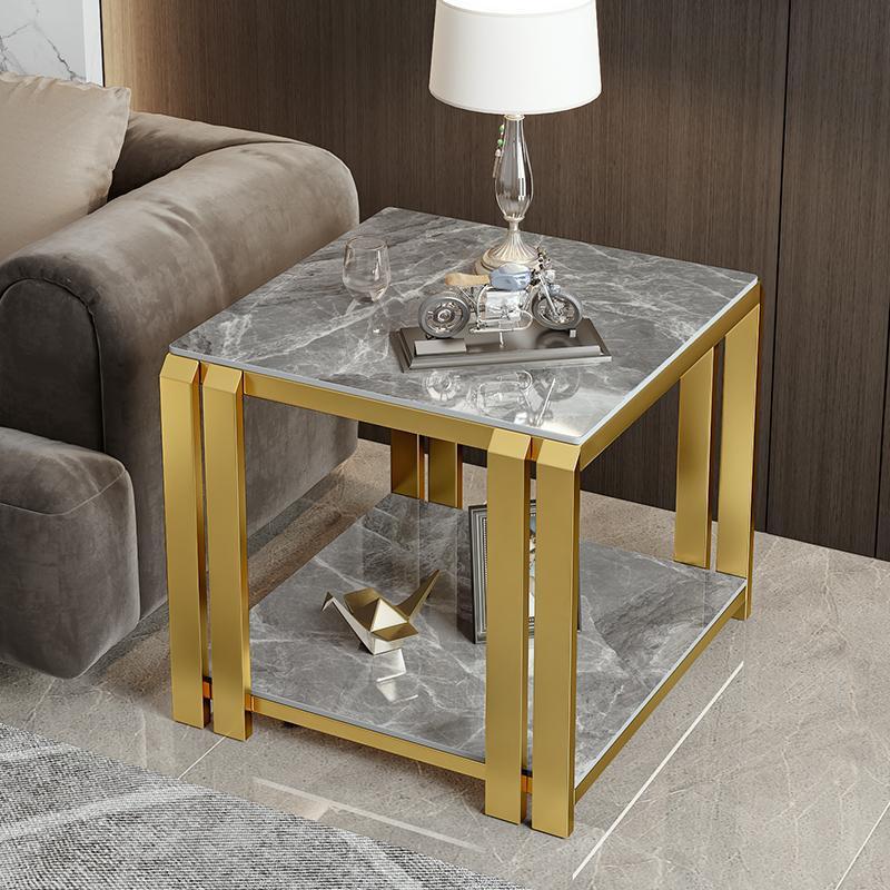 Gold frame italian gray