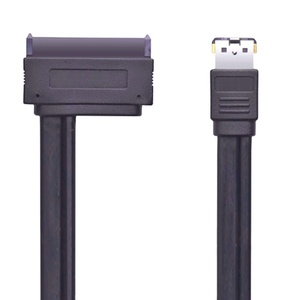 デュアルパワー12Vおよび5VeSATAp急速充電3A/5A ESATA USB2.0コンボから22ピンSATAケーブルメタルフラットケーブル - Product Image 1