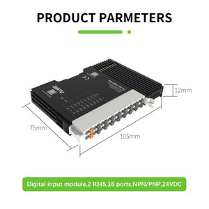 PNP/NPN IO模块IP20分布式总线系统的PLC数字输入信号支持16个模块 - Product Image 3