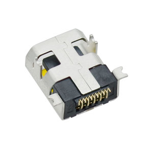 Phi-LIPS mini USB Type-A ขั้วต่อตัวเมียแบบ10Pin สำหรับฝาท้ายโทรศัพท์ USB แบบชุบทองเต็มขั้วต่อ - Product Image 4