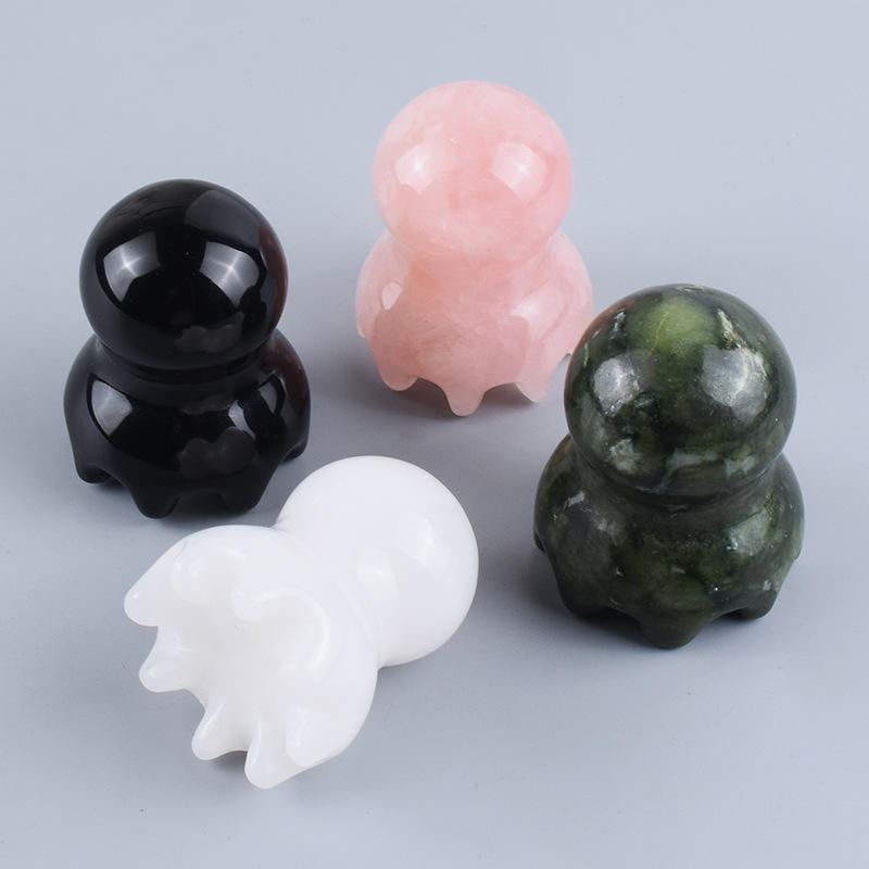 guasha de poulpe en cristal