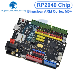 Placa DE DESARROLLO Raspberry PI UNO RP2040 tipo C USB 16MB controlador de aprendizaje de programación placa central para Arduino