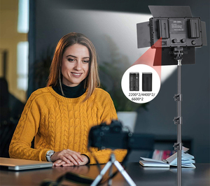 U600 video profesyonel fotoğraf ışığı (cep telefonu klibi ile) stüdyo makyaj için uygun LED halka dolgu ışığı - Product Image 5