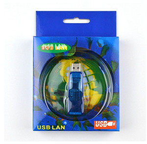 USB <strong>2</strong>.0 to LAN RJ45 Ethernet <strong>Network</strong> Card Adapter for PC 10/100Mbps Transparent Blue Ethernet <strong>Network</strong> LAN Card Converter - Product Image 6
