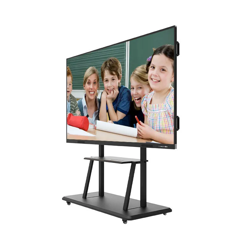 Pizarra digital portátil para enseñanza, tablero de clase con pantalla táctil, electrónica, interactiva, pizarra inteligente, 65, 75, 86, 100 pulgadas