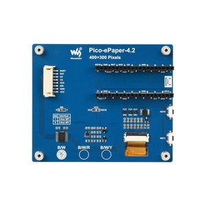 4,2-Zoll-E-Paper-E-Ink-Anzeigemodul für Raspberry Pi Pico, 400x300, Schwarz/Weiß, 4 Graustufen, SPI - Product Image 4
