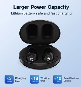 ミニ目に見えないデジタルチップ<span class=keywords><strong>OTC</strong></span> CIC充電式補聴器ケース付き中国安いAmplifon補聴器価格