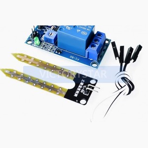 12V soil moisture <strong>sensor</strong> relay <strong>control</strong> <strong>module</strong> automatically waters when the humidity fallsWhen the humidity is lower than the se - Product Image 1