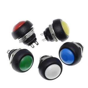 TZT Mini 12mm Wasserdicht Momentan EIN/AUS Druckknopf Rundsc halter PBS-33B Für Arduino