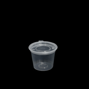 使い捨て食品容器ソースカップを浸すチリはプラスチッククラムシェル2オンスPPプラスチック容器蓋付き - Product Image 4