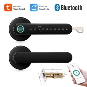 RFID kart akıllı kolu kolu kapı kilidi akıllı kilit anahtarsız giriş biyometrik dijital akıllı elektronik dış kapı kilidi - Product Image 4