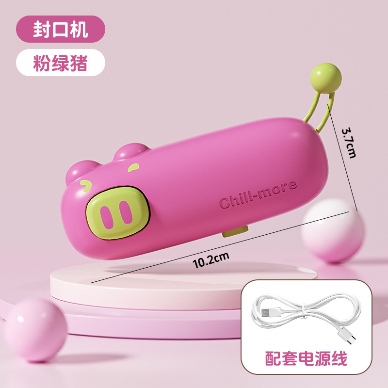pink and green