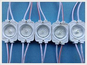 โมดูลไฟ LED แบบฉีดสำหรับสัญญาณตัวอักษร110V 220V AC อินพุต33mmX23mmX10mm SMD 3030 1 LED 1.5W 180lm เลนส์กระจาย - Product Image 3