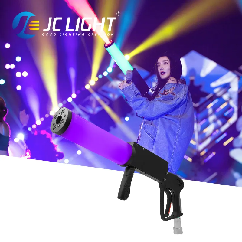 Оборудование для Dj, ручной светодиодный пистолет Co2 Dj RGB Party Gun Stage Special Effects Co2, противотуманный пистолет, Воздушная колонна, машина Co2 Jet